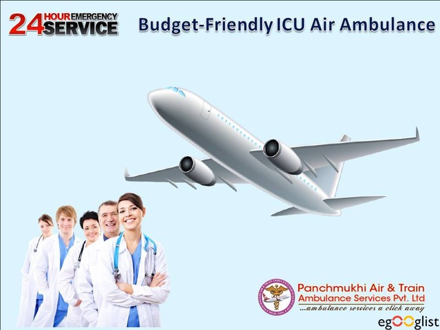 Completely Smart ICU Air Ambulance Service Avail in Patna
