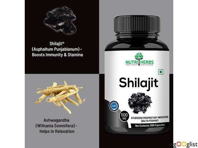 Shilajit Capsules For Men – Nutriherbs