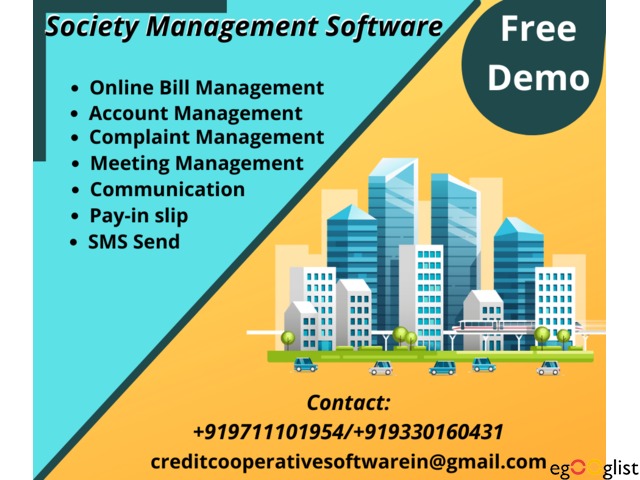 Housing Society Management Software with Free demo in Maharashtra