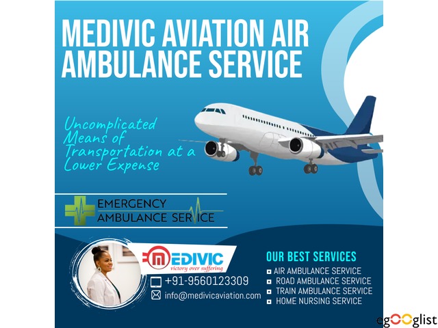 Air Ambulance in Gorakhpur by Medivic with Specialized Healthcare Team