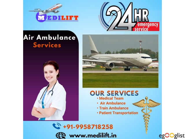 Safe and Quick Patient Transfer – Medilift Air Ambulance Delhi