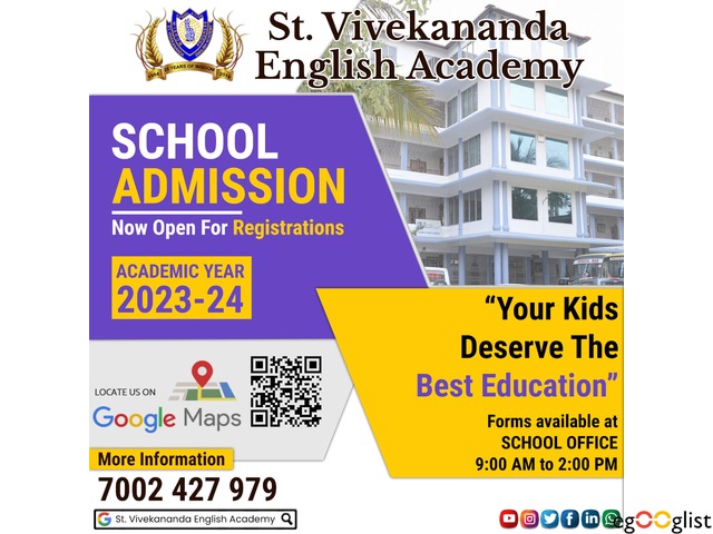 St. Vivekananda English Academy - Admission Open for Session 2023-24