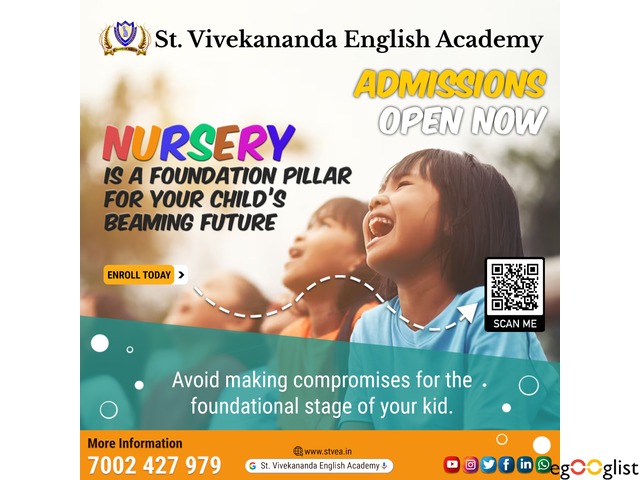 Admissions Open For Nursery | Best SEBA School in Guwahati