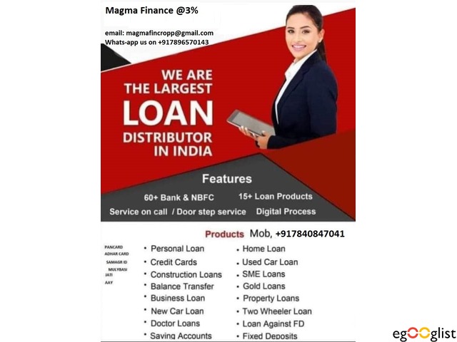 You have the opportunity to secure a Loan