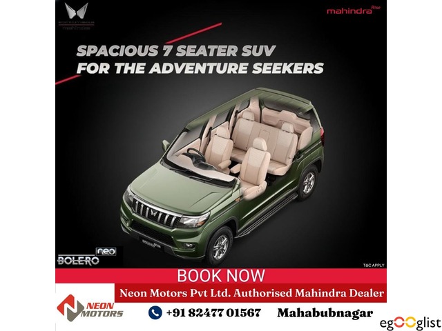 Mahindra showroom in Mahbubnagar