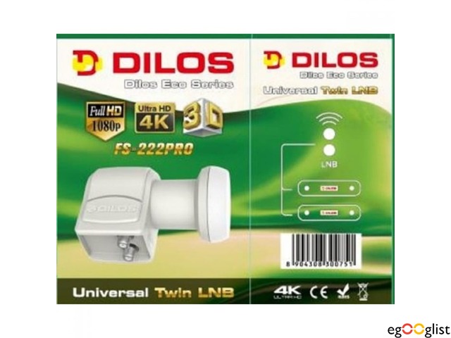 Dilos FS-222PRO Eco Series Universal Twin LNB