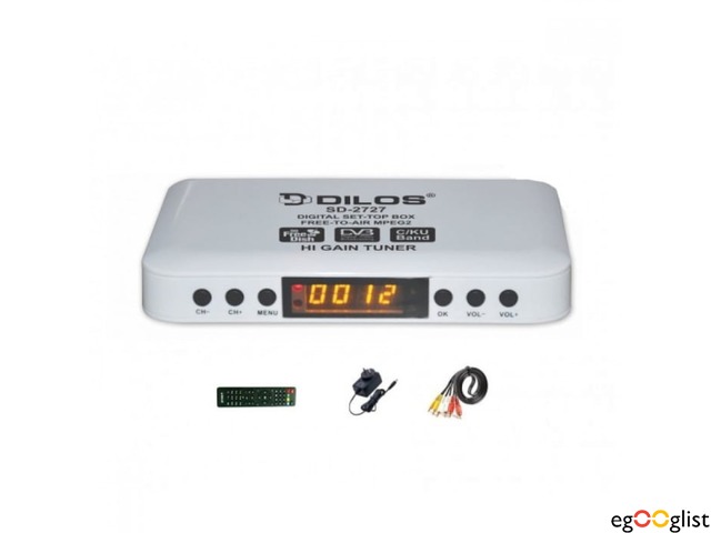 Dilos MPEG-2 SD-2727 DVB-S Digital FTA Set-Top Box