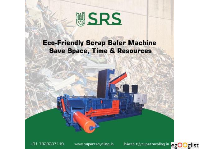 Eco-Friendly Scrap Baler Machine – Save Space, Time & Resources