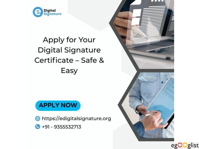 Apply for Your Digital Signature Certificate – Safe & Easy